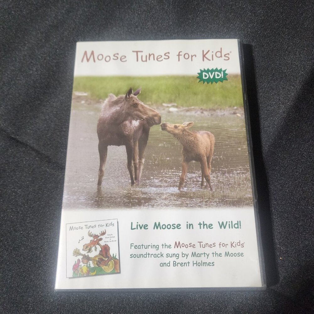 Moose Tunes for Kids Live Moose in Wild 12 Fun Songs 35 Minutes DVD 